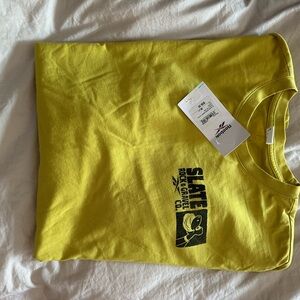 Reebok Vibrant Yellow Tee with Bold Print